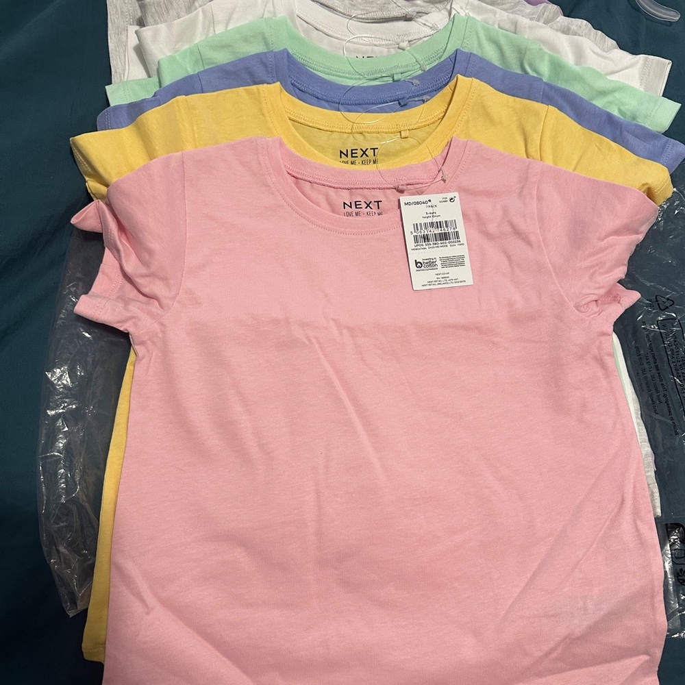 Next Kids' Colorful Cotton T-shirts